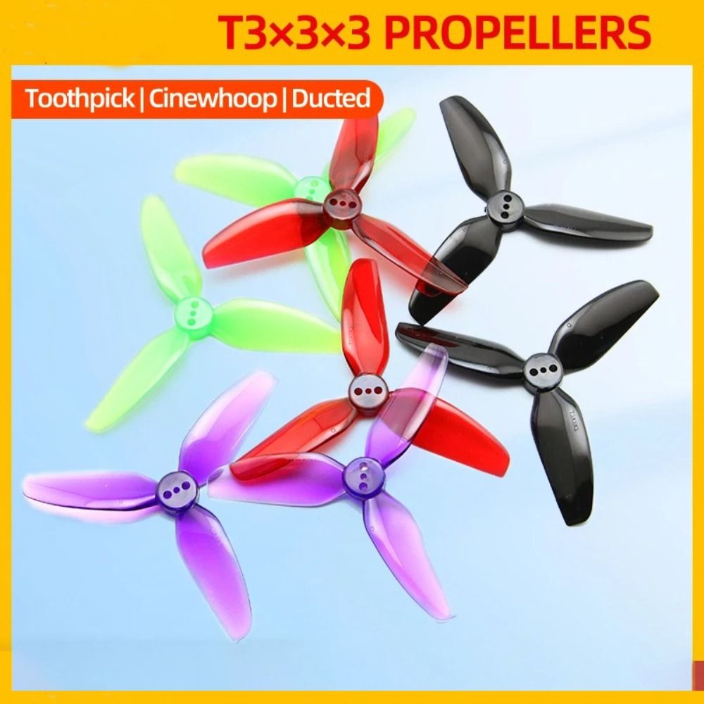 2 คู่ HQProp T3X3X3 ใบพัด 3030 - Fpv Drone Goggles บทวิจารณ์และราคา