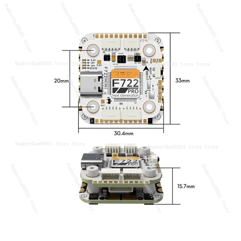 ชุดควบคุมการบิน GOKU F722 PRO  - Betaflight Fc F7 บทวิจารณ์และราคา
